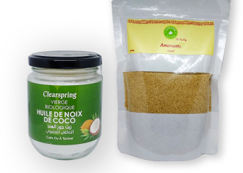 Pack Clearspring Huile De Noix De Coco + Amarente