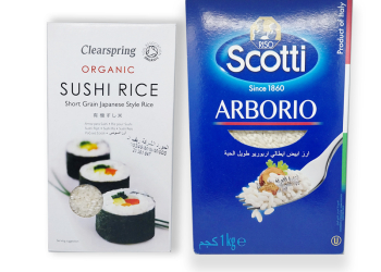 Pack Clearspring SUSHI RICE+ Riz Risotto
